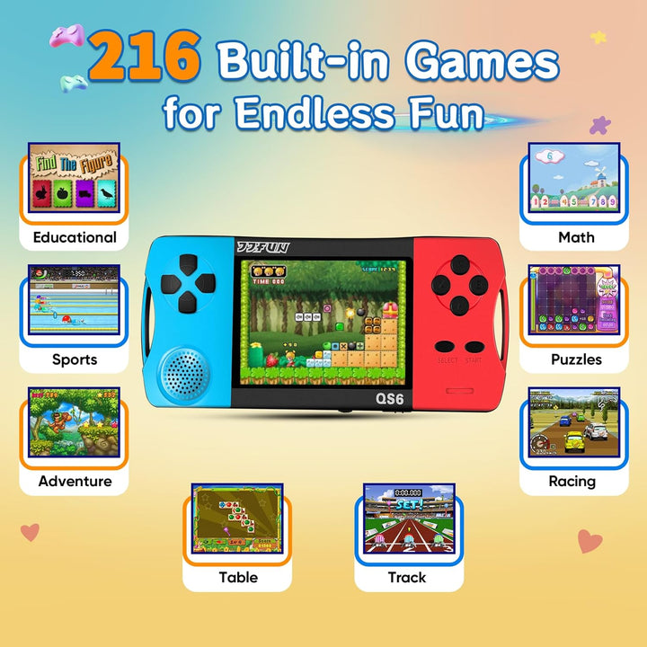 Juegos de mano para niños con pantalla grande IPS de 3.5 pulgadas i...