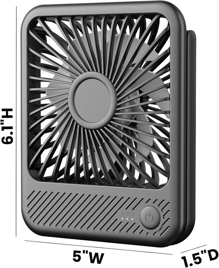 Koonie - Ventilador de escritorio USB, ventilador pequeño ultra sil...