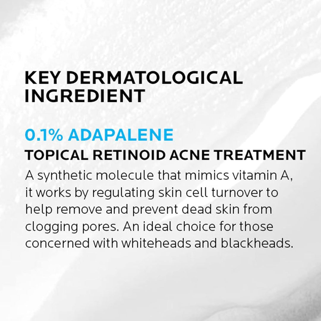 La Roche-Posay Effaclar Adapalene Gel 0.1% Tratamiento para el acné...