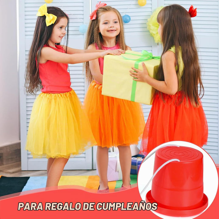Hungdao 12 pares de zancos de equilibrio para niños, juguete de plá...