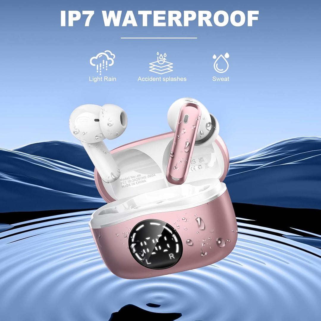 Auriculares Bluetooth 5.4, auriculares inalámbricos estéreo 3D 2026...
