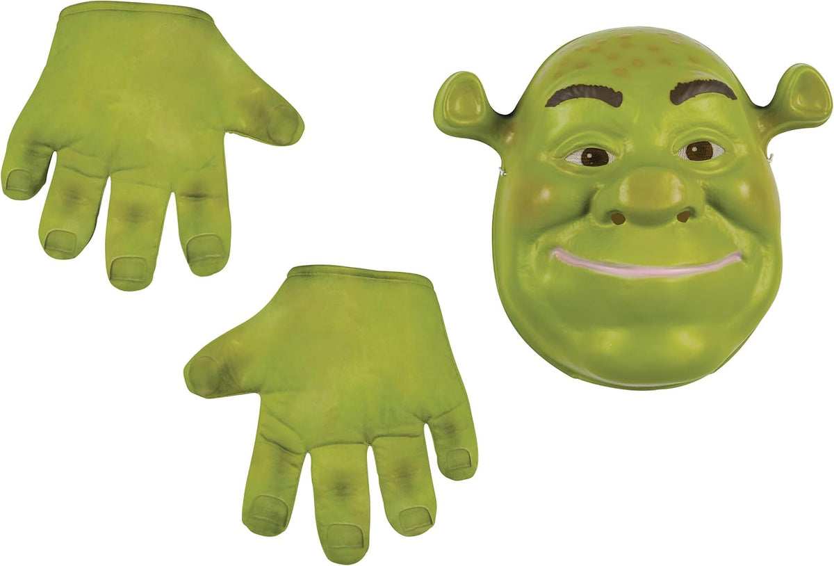 Disguise Kit de disfraz de Shrek, accesorio de disfraz de Halloween con licencia oficial para niños y adultos, Unisize a partir de 8 años