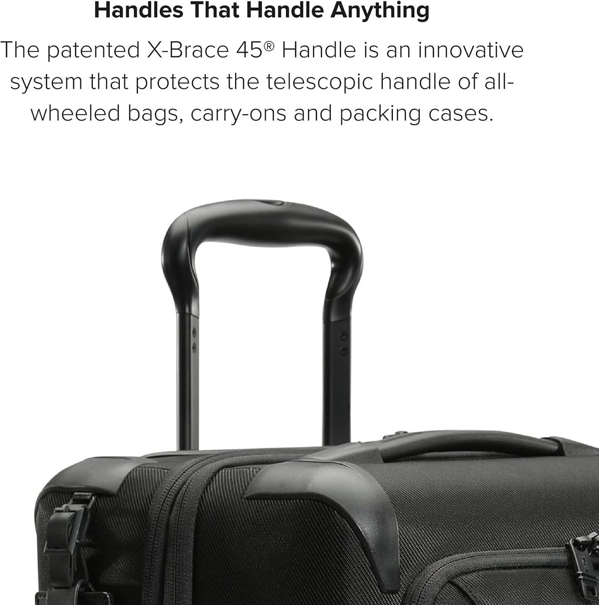 TUMI Aerotour - Maleta de mano expandible con 4 ruedas, 21.75 pulgadas