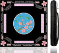 Tapete de Mahjong Americano (33 x 33, 0.1 in de grosor, negro colibrí)