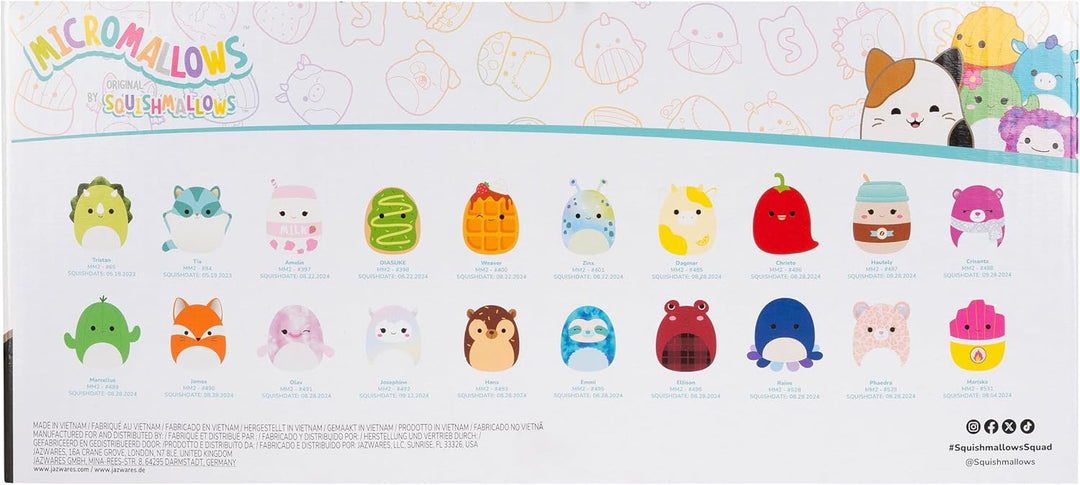 Squishmallows Paquete de 20 peluches originales de