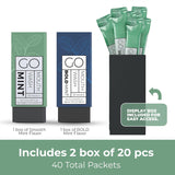 Bold Mint GO - Paquetes de enjuague bucal de tamaño de viaje, mini...