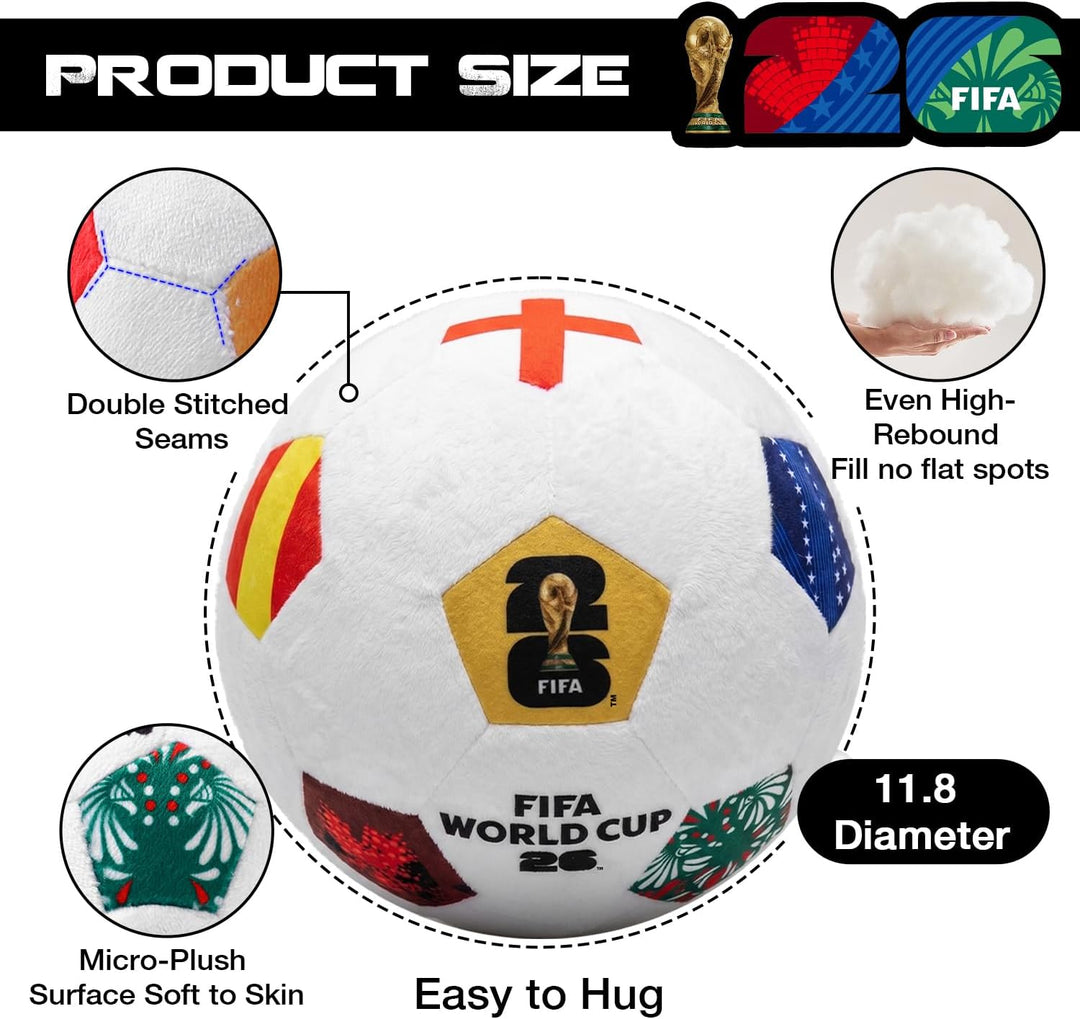 MESUCA Peluche de pelota de fútbol de la Copa Mundial de la FIFA 20...