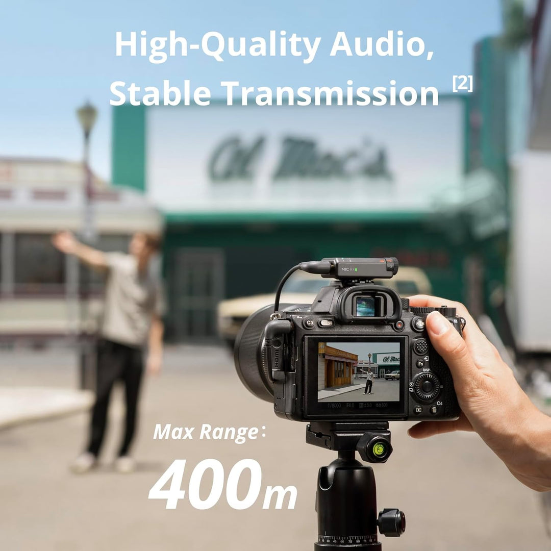 DJI Mic Mini (2 TX + 1 RX + estuche de carga), micrófono inalámbric...