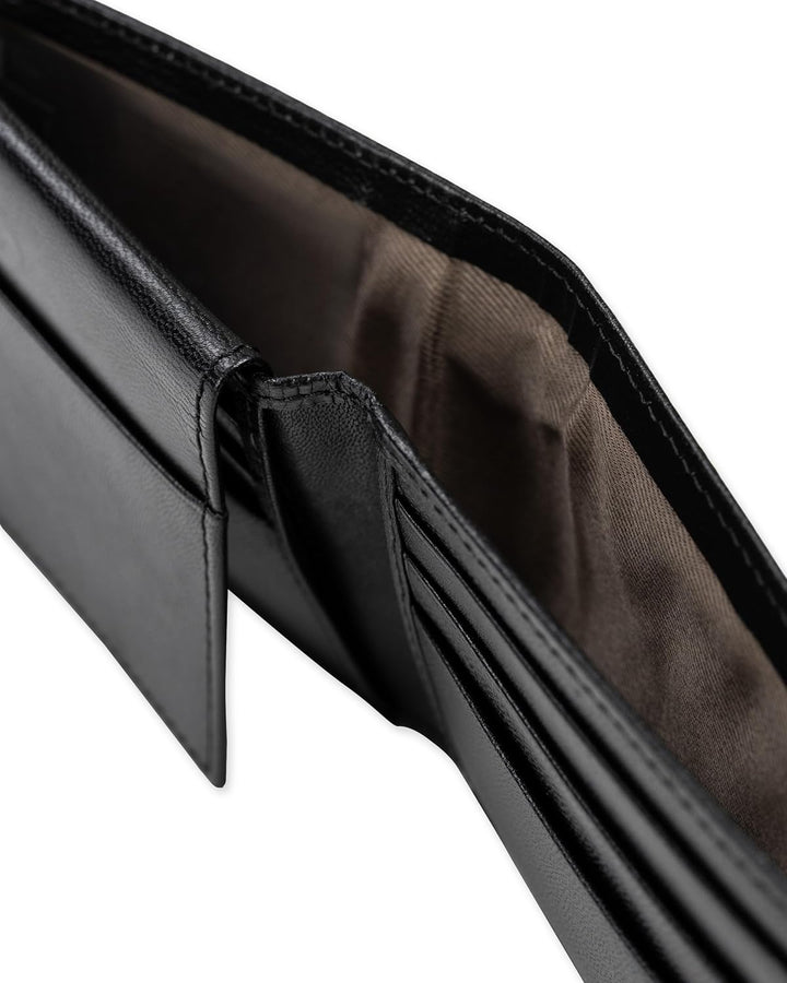 Dockers Mens piel Capacidad extra Slimfold Bifold Wallet