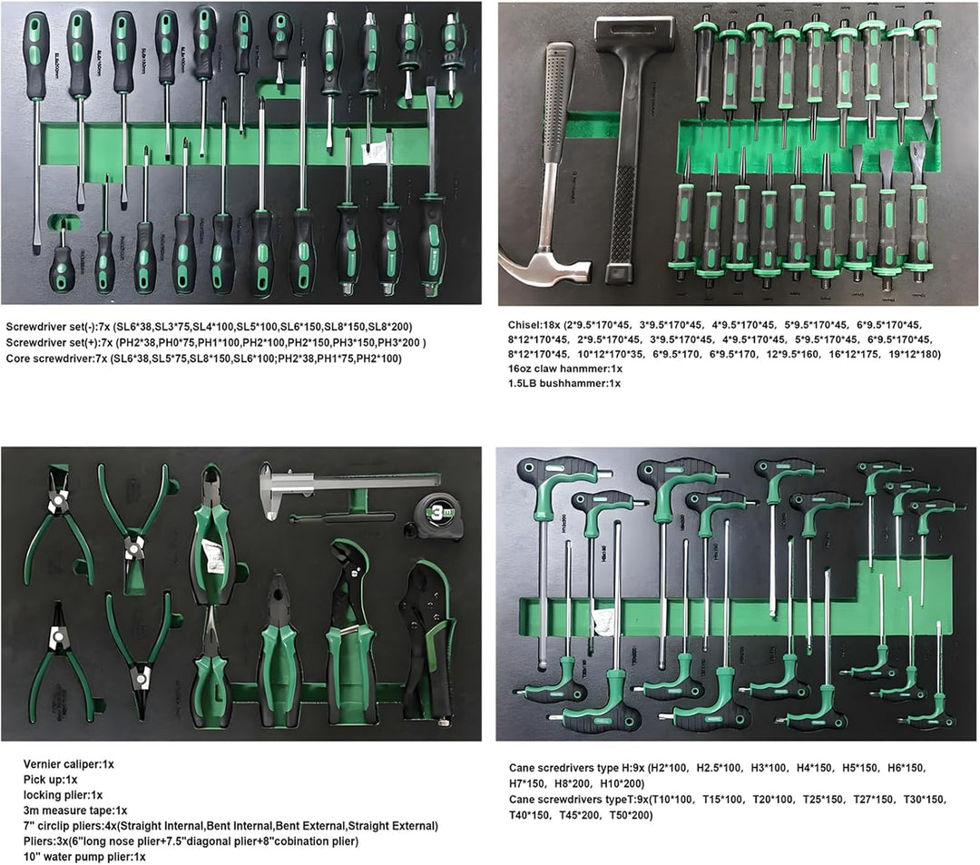 Griplier Juego de herramientas de reparación de automóviles de mecá...