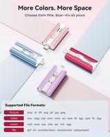 Unidad Flash Certificada MFi de 256GB para iPhone Thumb Drive, USB...