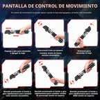 Sable de luz de duelo para adultos, empuñadura de metal con 12 colores RGB, 16 fuentes de sonido, control de movimiento suave, control de movimiento, recargable, sables de luz Force FX