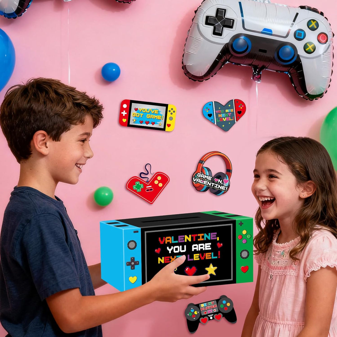 Buzón de San Valentín para niños con 48 tarjetas de