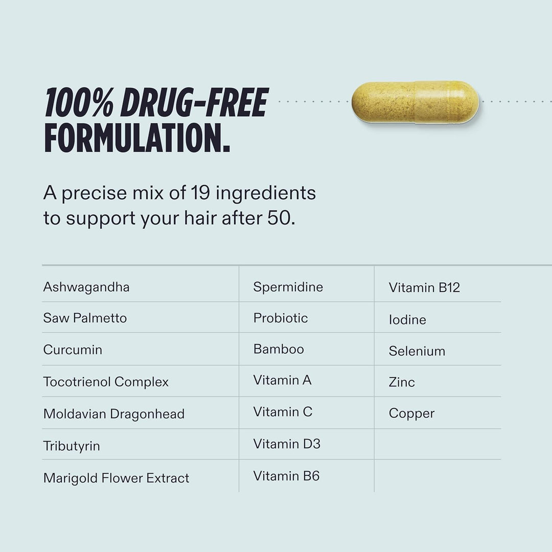 Nutrafol Suplementos para el crecimiento del cabello para hombres d...