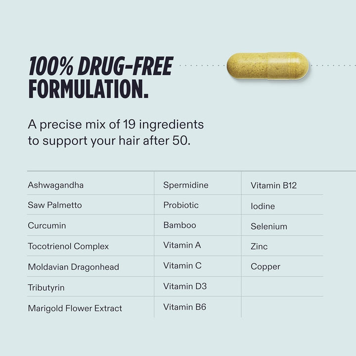 Nutrafol Suplementos para el crecimiento del cabello para hombres d...