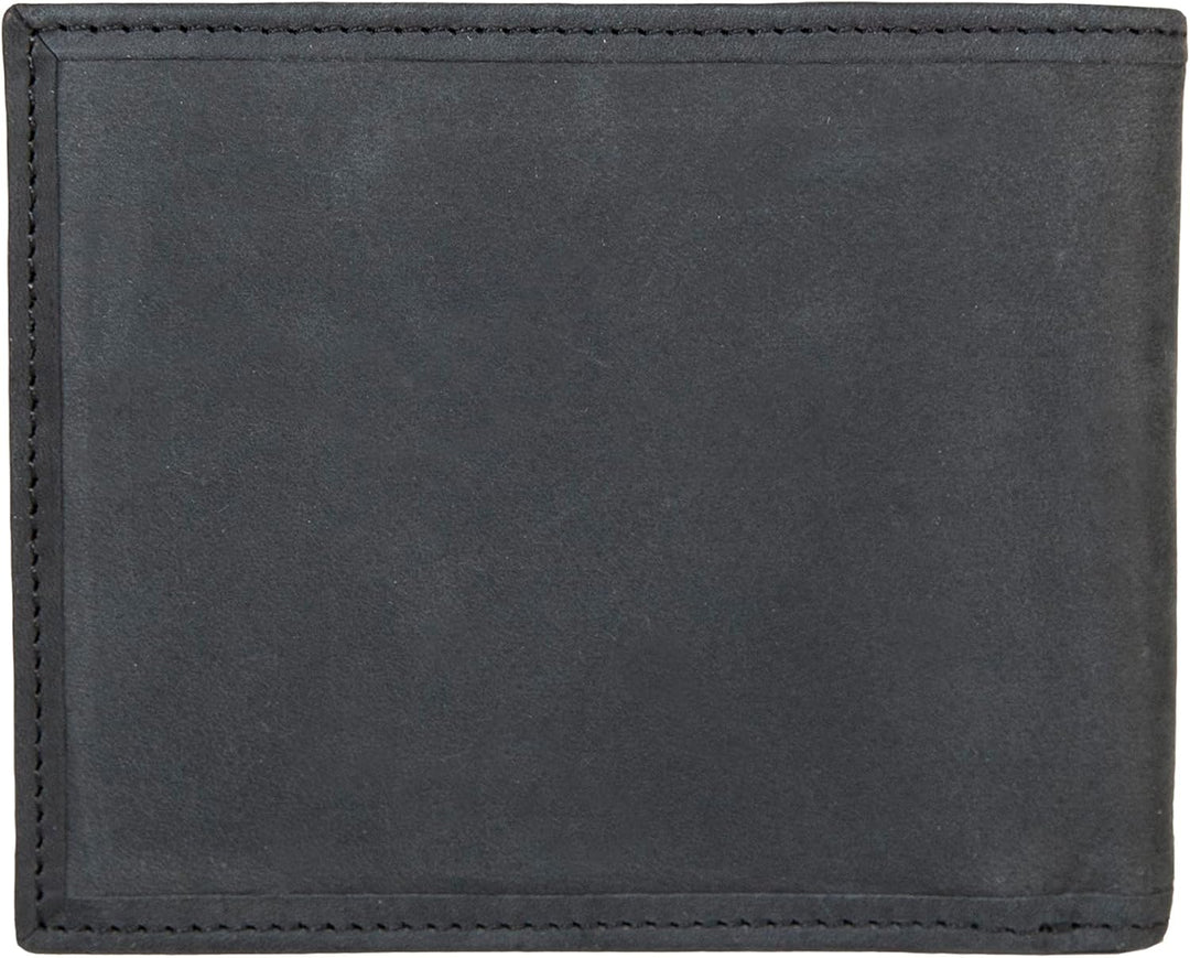 Lucky Brand Men's Bifold Wallet | ID Window | Card Slots | Genu...