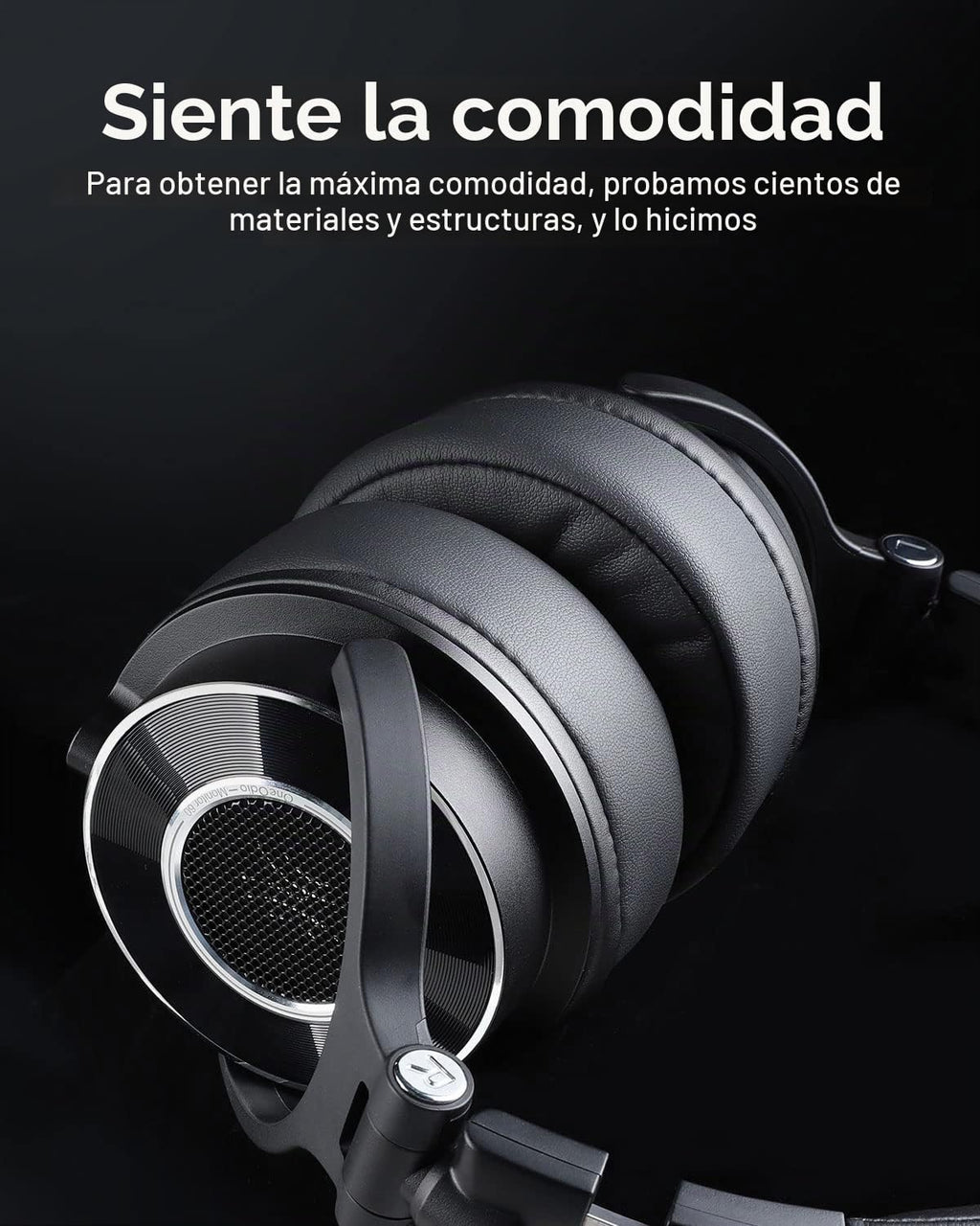 OneOdio Monitor 60 Auriculares Profesionales de Estudio - Auriculares con Cable para Monitoreo de Estudio, Audio de Alta Resolución, Orejeras Cómodas y Blandas, Adaptador de 6.35mm para Mezcla, DJ