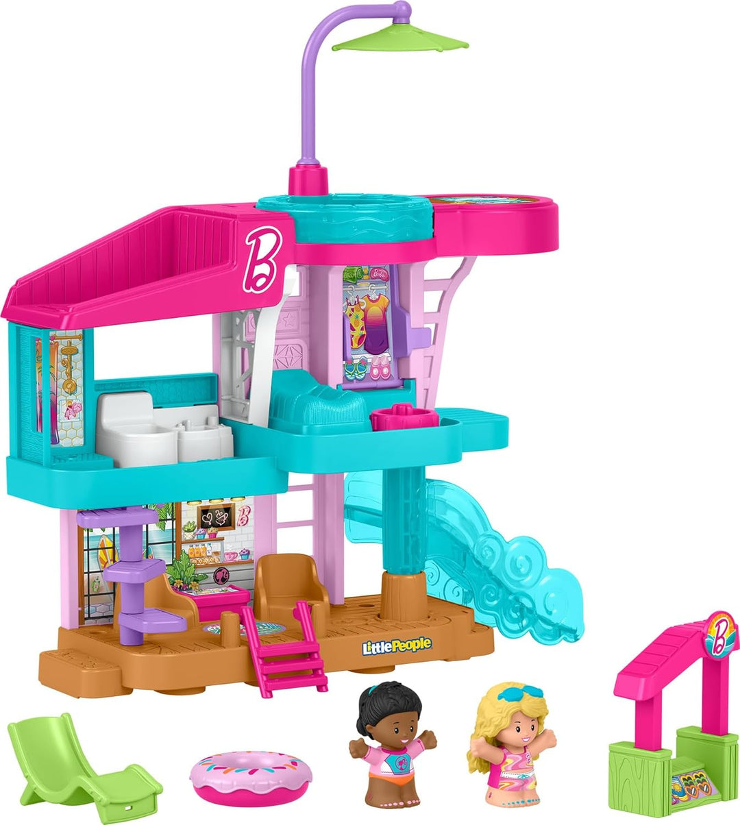 Fisher-Price Little People - Juego de casa de playa de