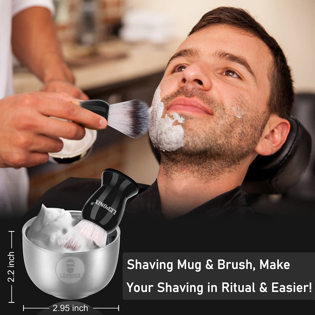 Kit de afeitado para hombres - Set de regalo de amigo secreto, incl...