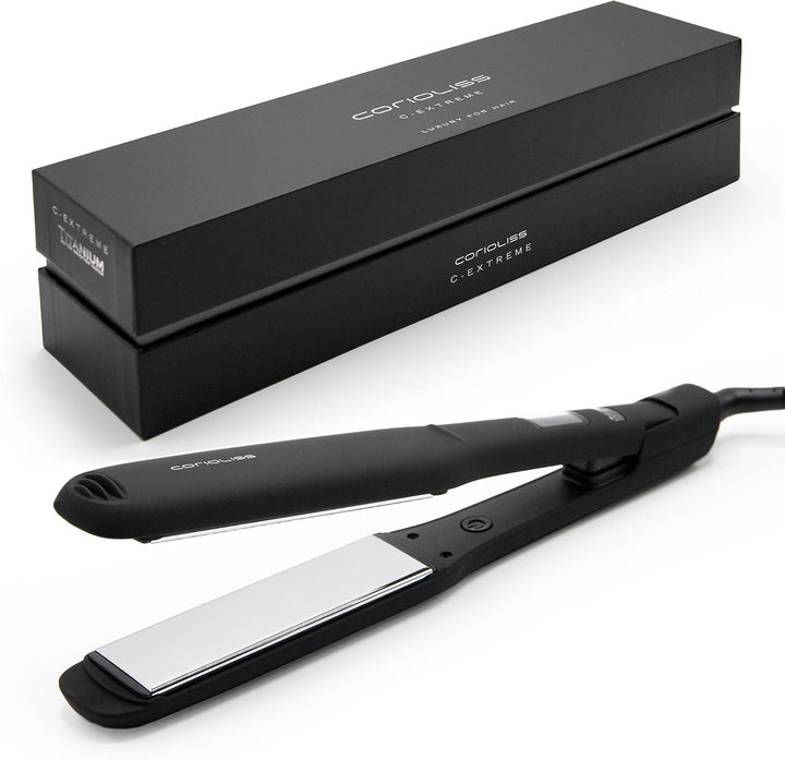 Corioliss Plancha de pelo profesional extra ancha para mujer, planc...