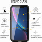 Paquete de 2 protectores de pantalla de vidrio líquido con protección de pantalla de $250 (cada uno) para todos los teléfonos inteligentes, tabletas y relojes, ajuste universal