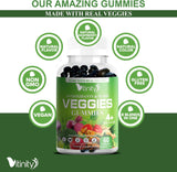 VITINITY Super Greens - Gomitas multivitamínicas | Hechas con 30 su...