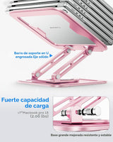 LOXP Soporte ajustable para laptop, soporte para computadora con ba...