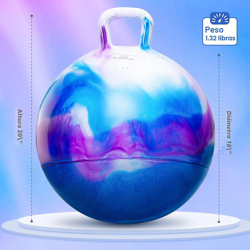 Bola de tolva para niños de 3 a 8 años, 18 pulgadas Clouds Bouncy