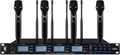 PRORECK UK-4000 UHF Sistema de micrófono inalámbrico de 4 canales con cuatro micrófonos
