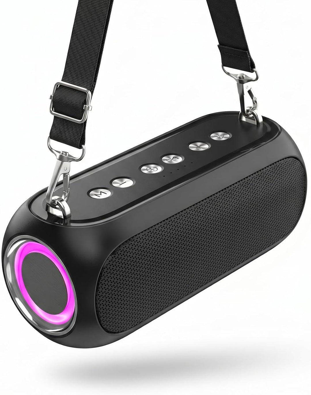 Halokin Altavoz Bluetooth portátil con luz TWS y RGB, reproducción...