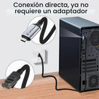 Cable USB-C a Ethernet 5FT, Tipo-C a RJ45 Gigabit Cable trenzado de nylon