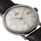 Reloj Orient Bambino Small Seconds automático, japonés, con correa de cuero, 21 mm, para hombre