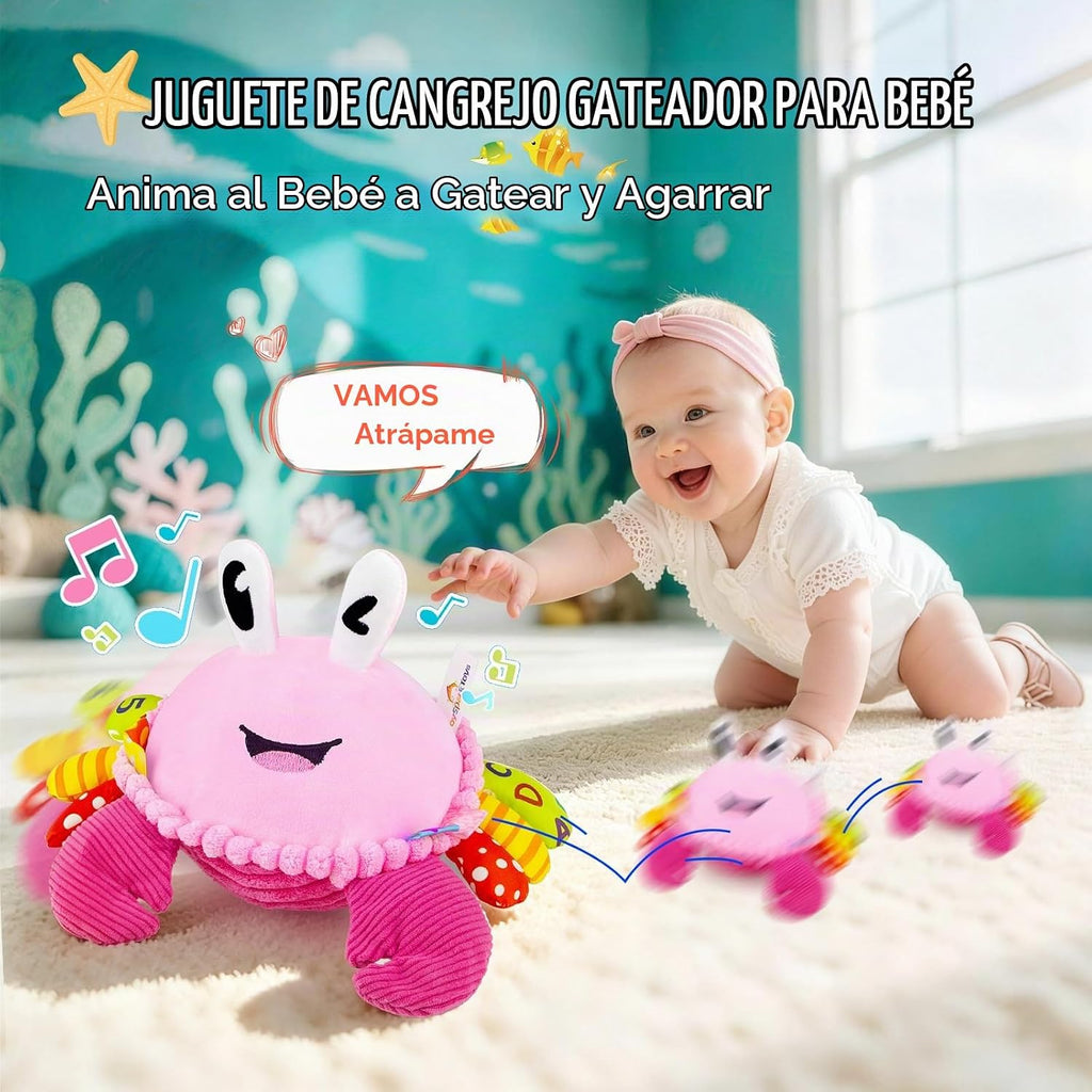 Juguetes de bebé para regalos de niña de 1 año, juguete de peluche de