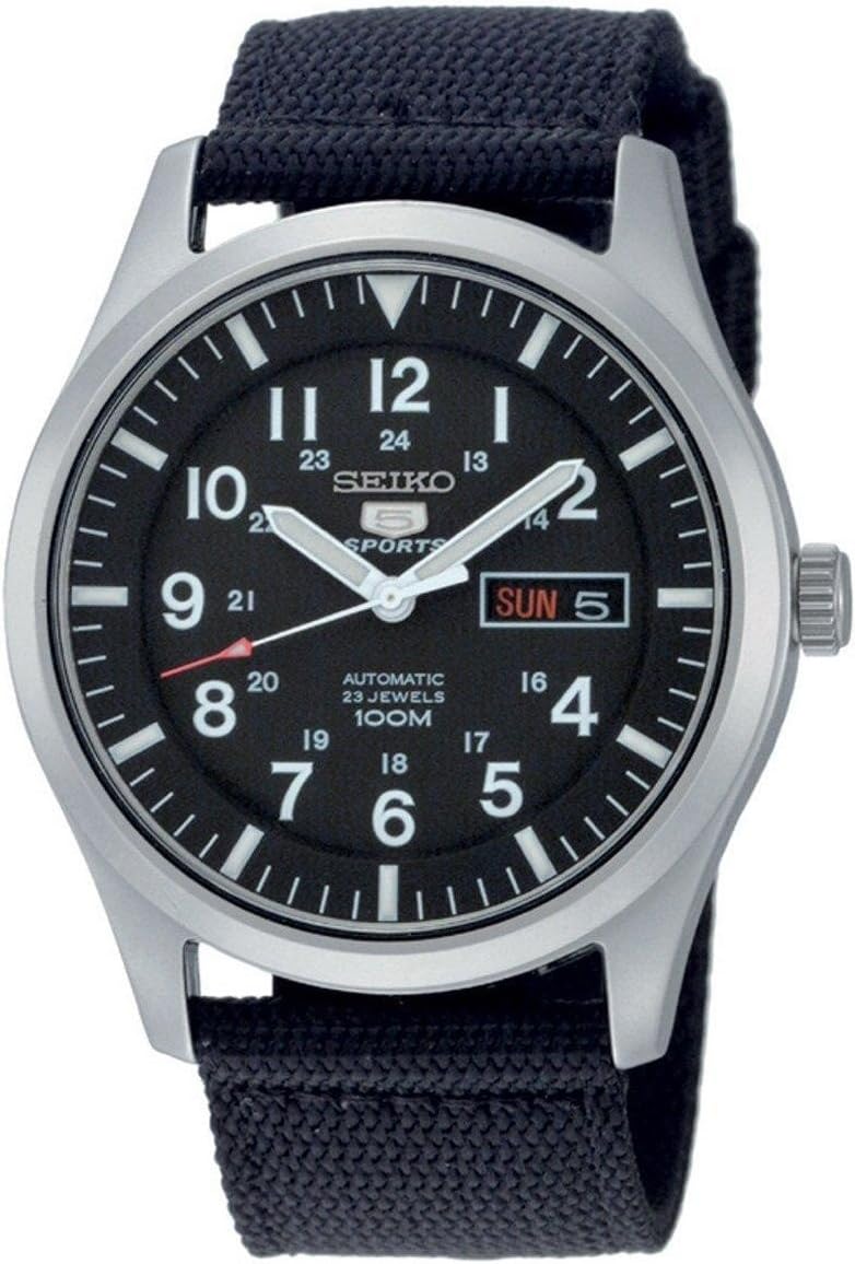 SEIKO 5 Gents SNZG15K1 Reloj automático para hombre Excelente legibilidad