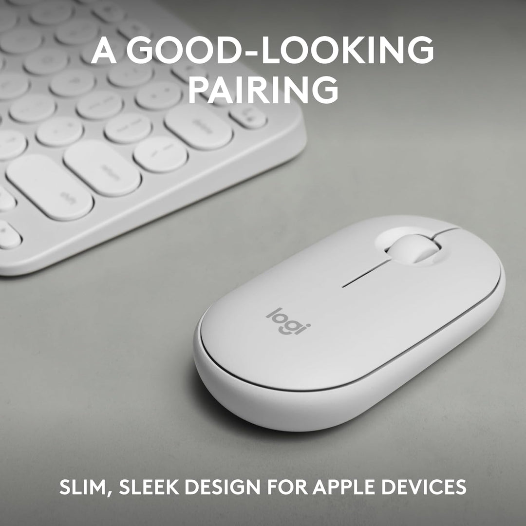 Logitech Pebble 2 Combo para Mac, teclado y mouse inalámbricos, del...