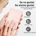 Cartera magnética para teléfono con bloqueo RFID, imán fuerte