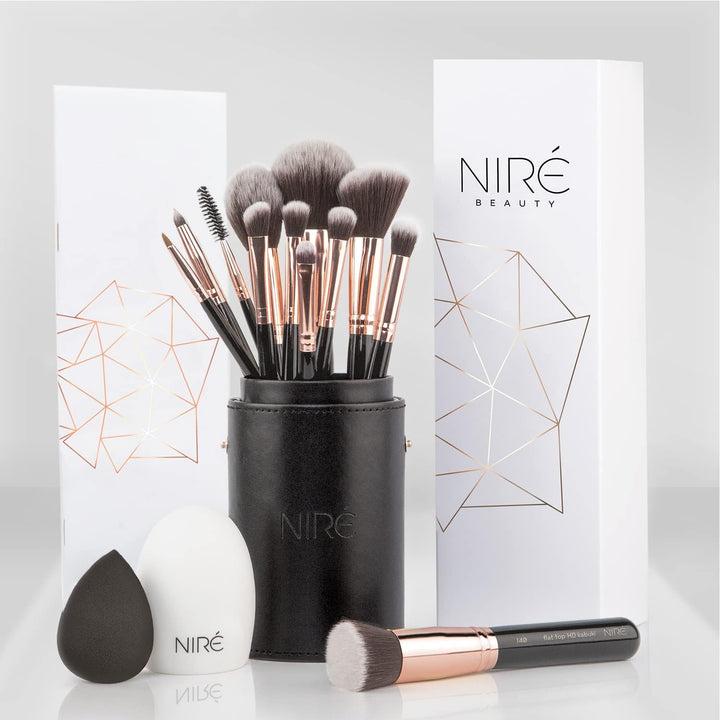 Niré Beauty - Juego de brochas de maquillaje profesional galardonad...