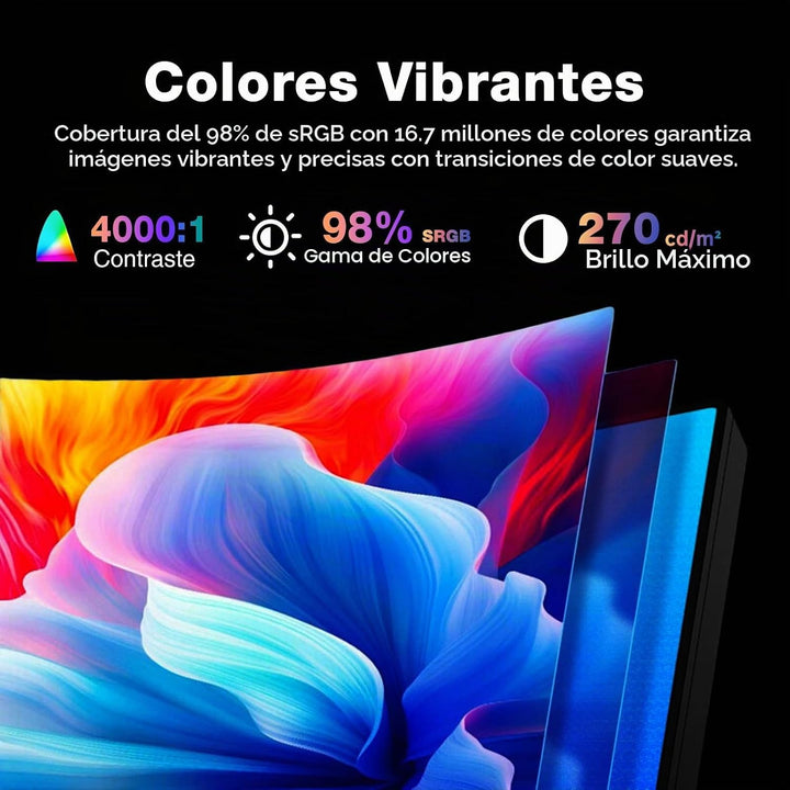 Great voell Monitor curvo para juegos de 24 pulgadas 200Hz, pantall...