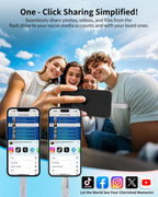 Memoria USB de 512 GB con certificación MFi para iPhone, Plateado