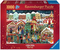 Ravensburger - Christmas Market - Rompecabezas de 1000 Piezas - Encuentra Regalos Preciosos en Este Encantador Mercado Rural - Detalle Impresionante - Calidad Premium - Edades 12+