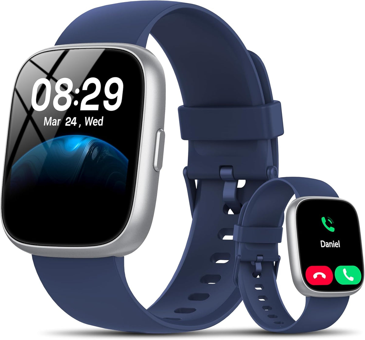 Reloj inteligente con Alexa integrado, rastreador de fitness de llamadas
