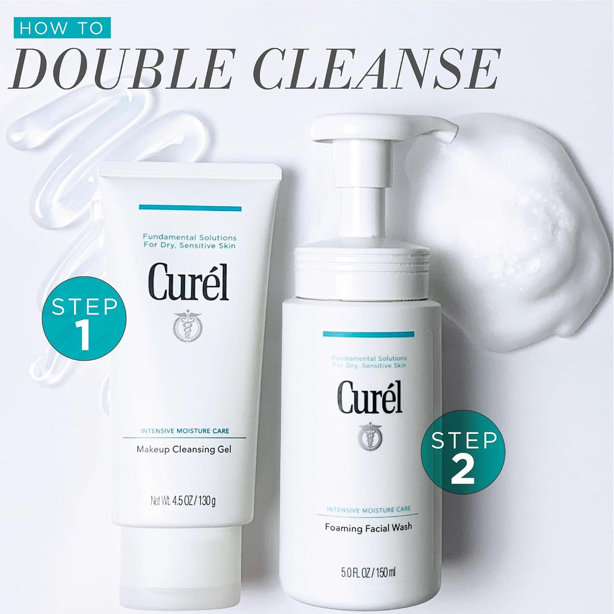 Curel Gel limpiador de maquillaje japonés para el cuidado de la pie...