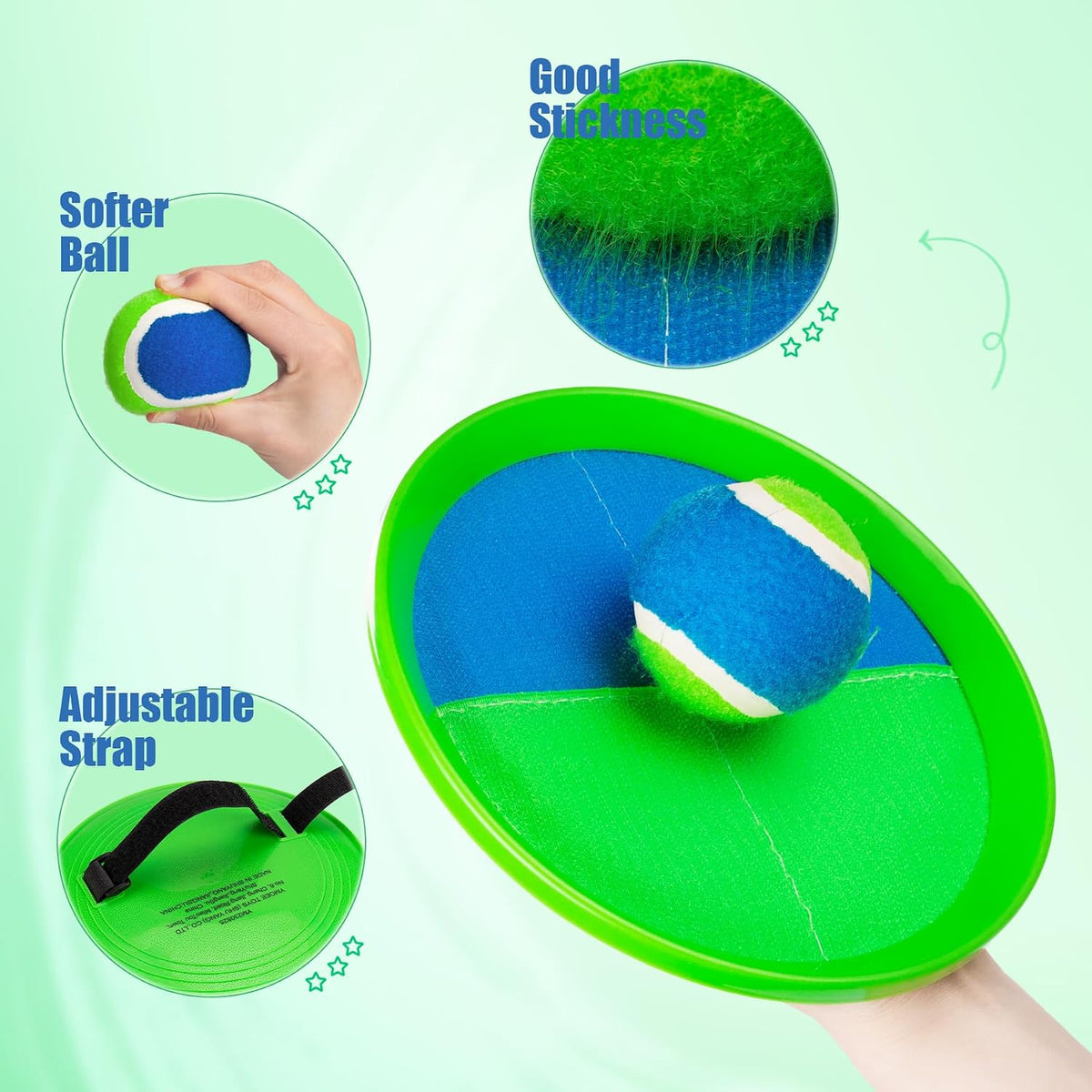 Juego de pelotas para tirar y atrapar, juguetes para interiores y exteriores, juegos para niños, patio, piscina, playa, juguetes para niños de 3, 4, 5, 6, 7, 8 años, regalo de cumpleaños