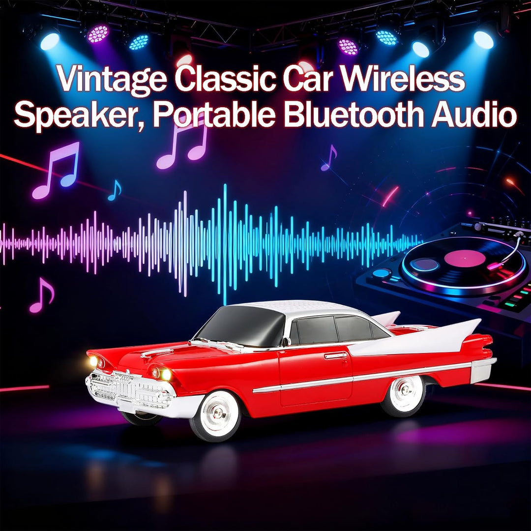WSTER WS-1965 Replica Altavoz Bluetooth - Diseño retro de cohete de...
