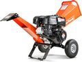 SuperHandy Trituradora de madera a gas 9HP, capacidad de 4 pulgadas