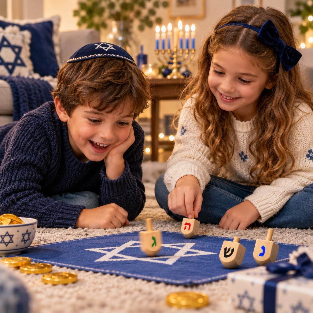 100 Dreidels Hanukkah Draydel de madera natural con transliteración en inglés y 10 tarjetas de instrucciones (idioma español no garantizado)