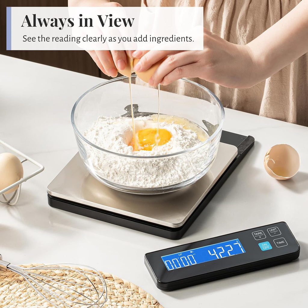 KitchenTour - Báscula digital de cocina de 10kg / 22 lbs/22 libras; báscula