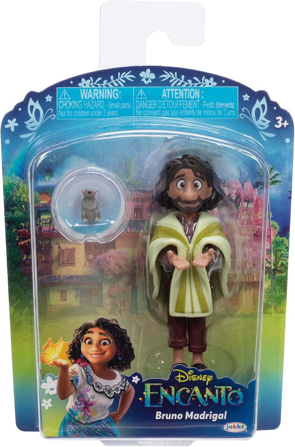 Disney Encanto - Muñeca pequeña Bruno Madrigal con accesorio