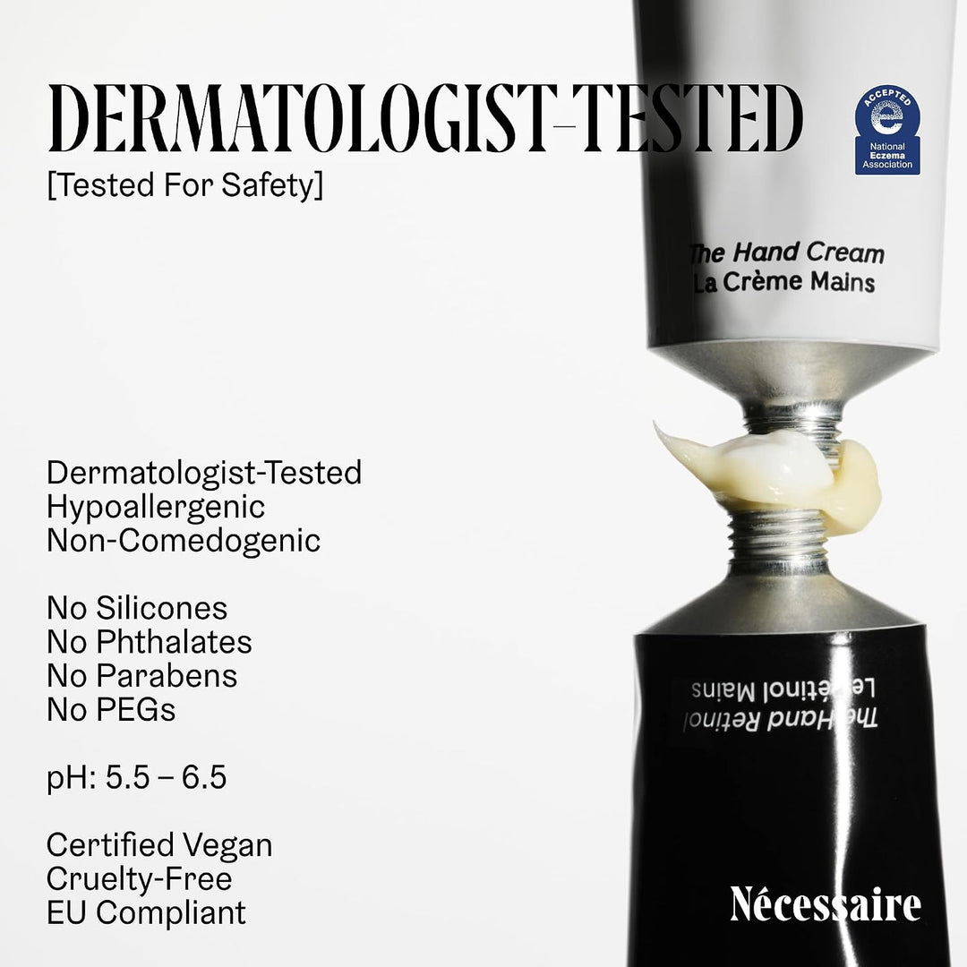 Nécessaire - La crema de manos para mujeres y hombres con 5 ceramid...