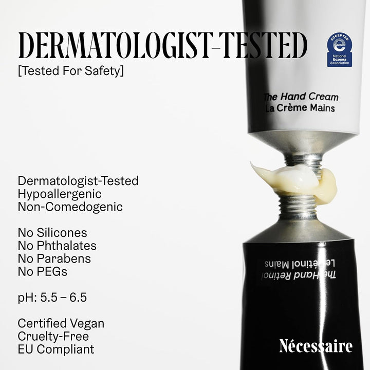 Nécessaire - La crema de manos para mujeres y hombres con 5 ceramid...